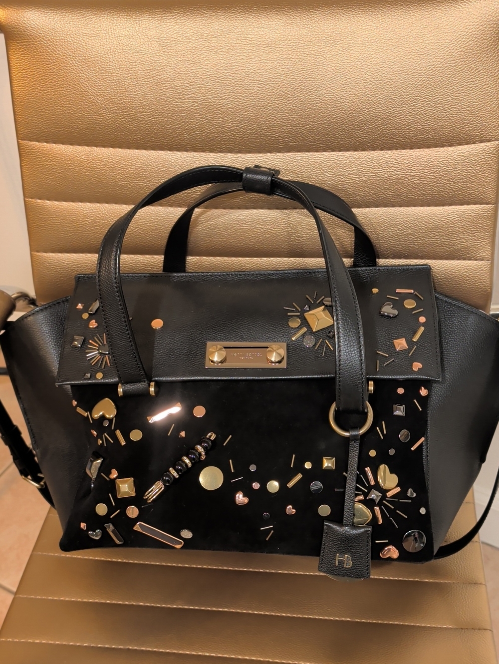Henry Bendel Modern Iconic Convertible Satchel-Bijoux RARE Only One Selling